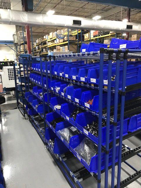 vendor managed inventory flow racks